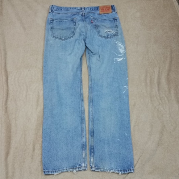 Distressed jeans Levi's Men Relaxed  33x32 - Picture 5 of 8